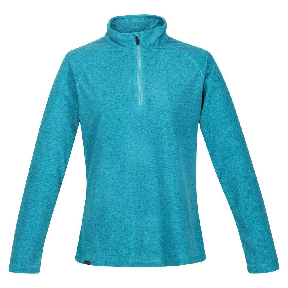 Womens/Ladies Pimlo Half Zip Fleece (Pagoda Blue) 1/5