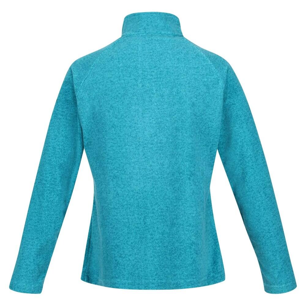 Womens/Ladies Pimlo Half Zip Fleece (Pagoda Blue) 2/5