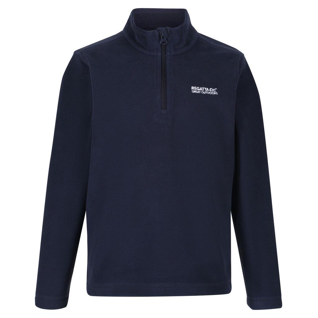 Great Outdoors Childrens/Kids Hot Shot II Half Zip Fleece Top (Navy/Navy)