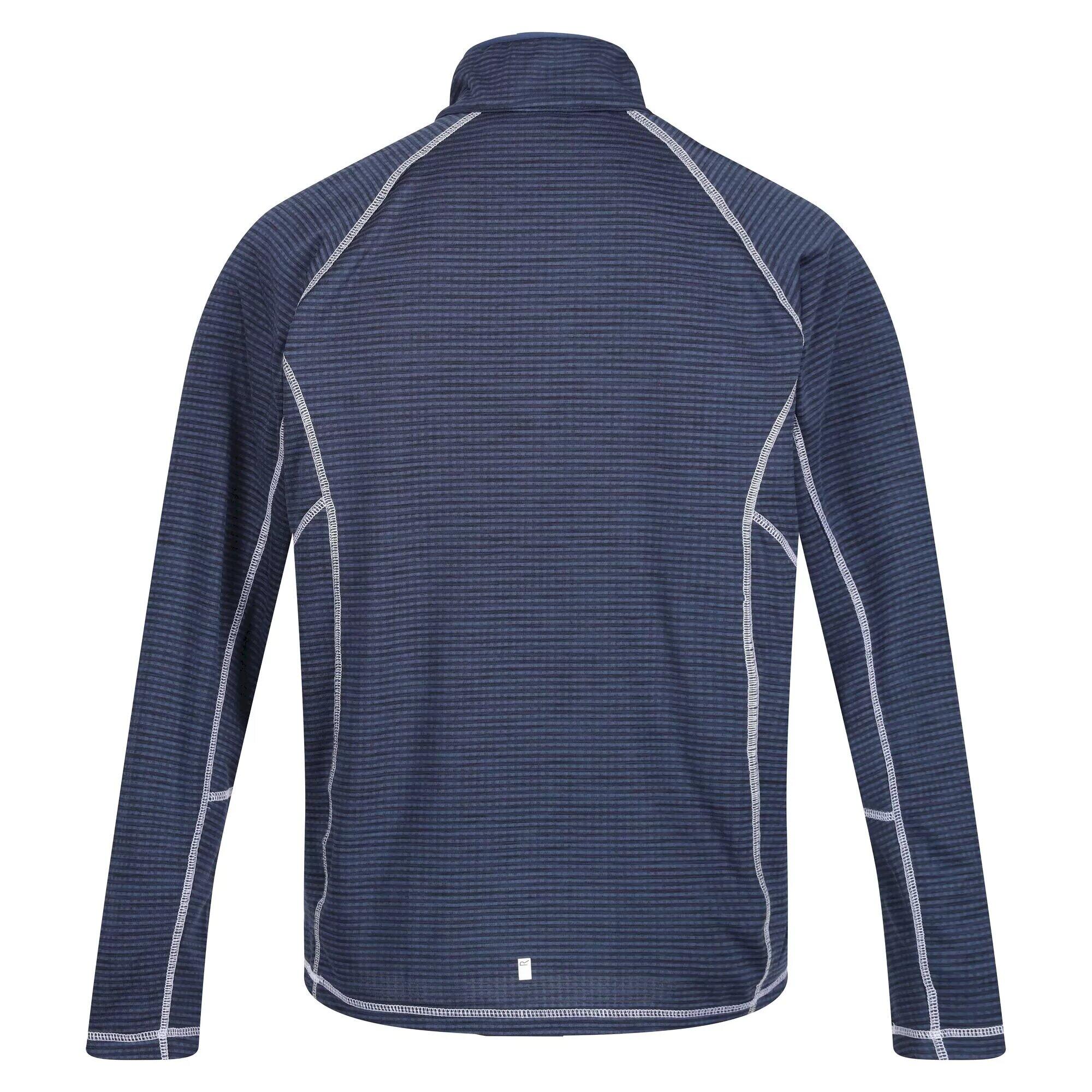 Mens Yonder Quick Dry Moisture Wicking Half Zip Fleece Jacket (Admiral Blue) 2/4