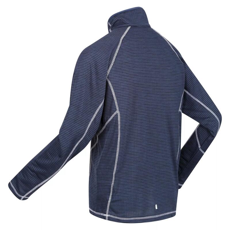 Heren Yonder Quick Dry Vochtigheid Wicking Half Zip Fleece Jasje (Admiraal