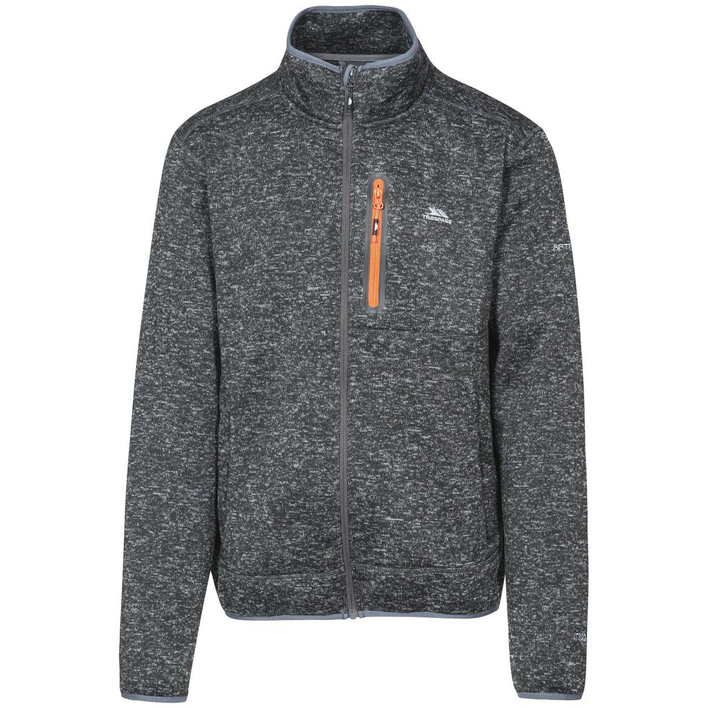 Mens Bingham Fleece Jacket (Black Marl)