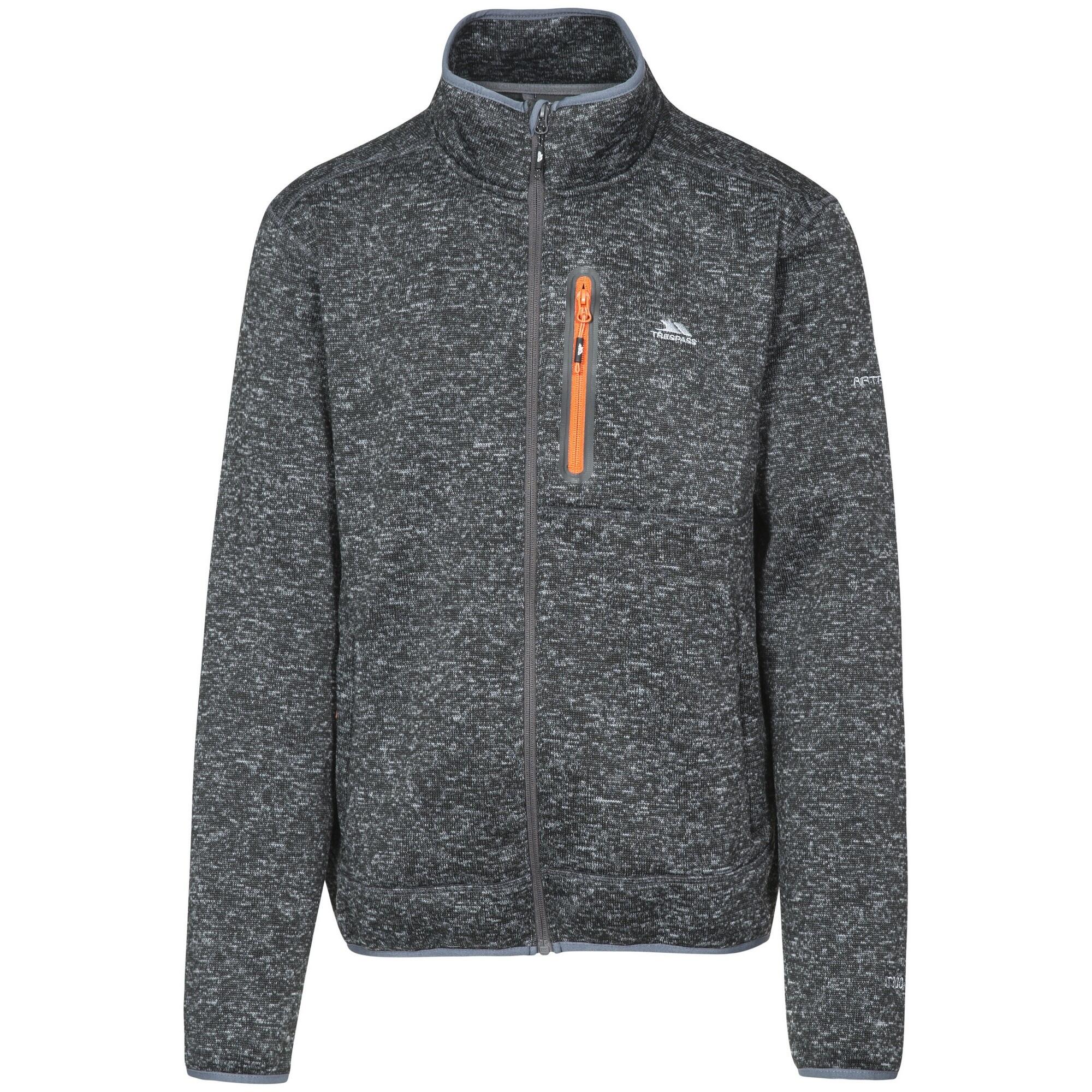 Men's BINGHAM fleece jacket (Heather black)