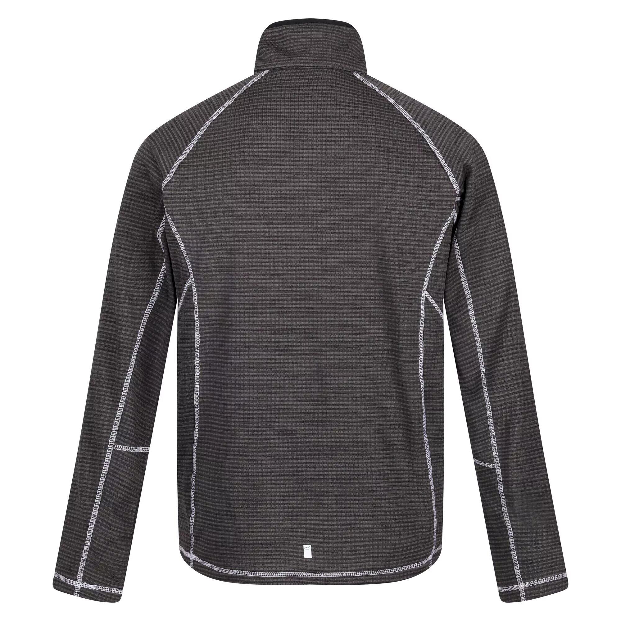 Mens Yonder Quick Dry Moisture Wicking Half Zip Fleece Jacket (Dark Grey) 2/4