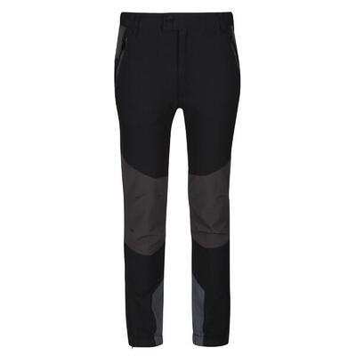 Kinderen/kids tech bergwandelbroek (zwart/ash)