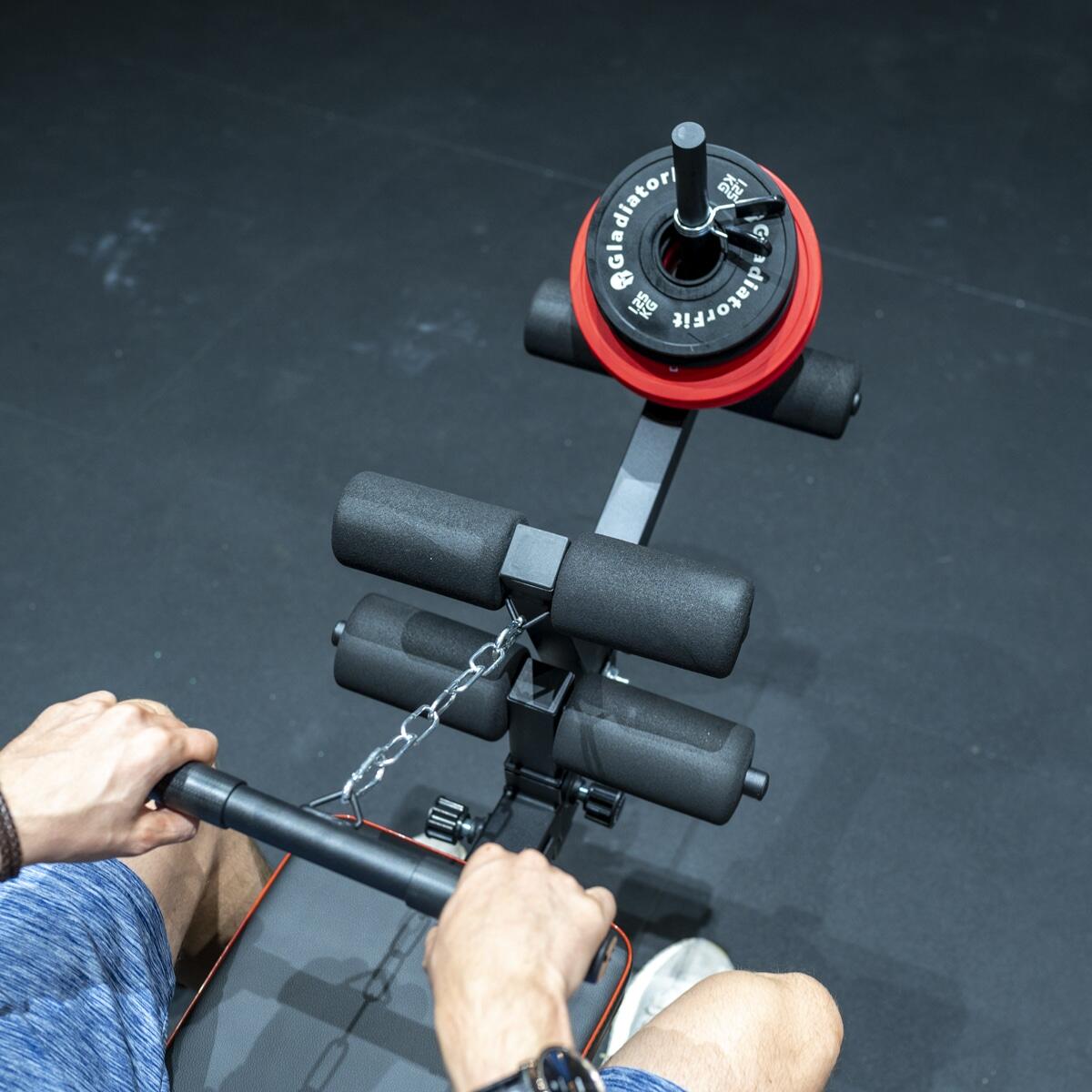 Banco de pesas multifunción de acero GladiatorFit 5/5