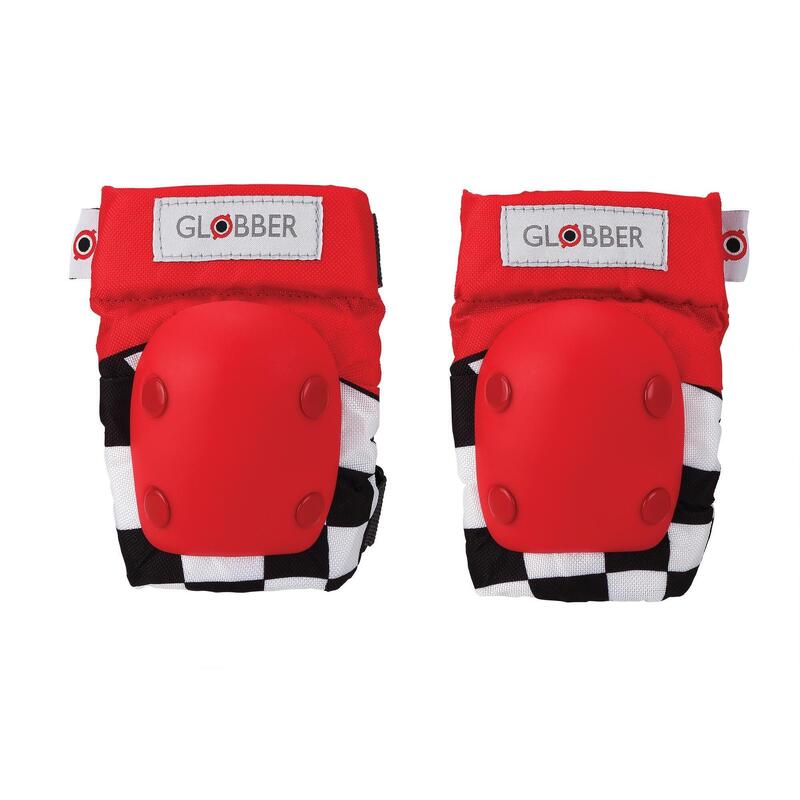Toddler Elbow & Knee Protective Pads - Racing New Red