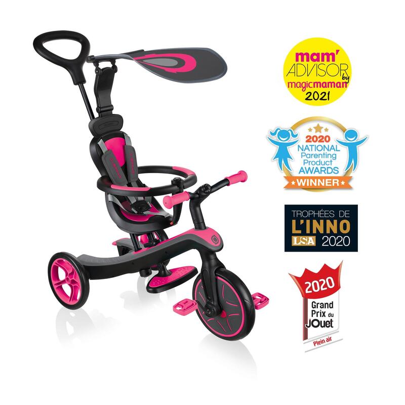 EXPLORER TRIKE 4 IN 1 - Fuchsia