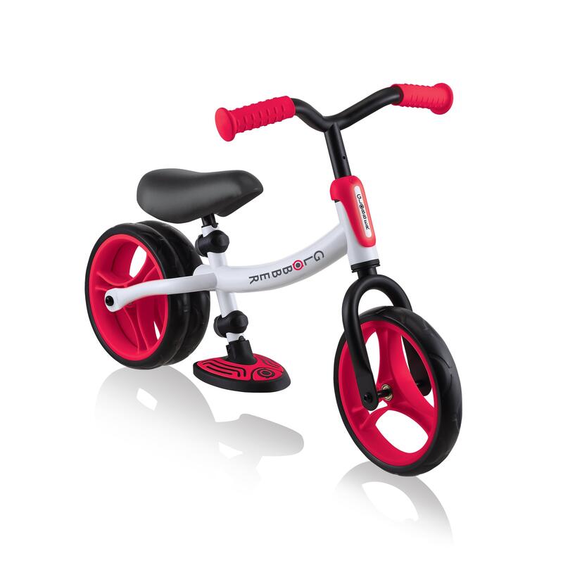 Go Bike Duo Toddler Balance Bike - White / New Red