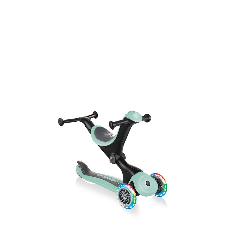 GO•UP Deluxe 兒童3合1發光車輪滑板車 - 豪華版 - 薄荷綠