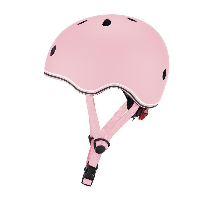 Go Up Lights Kid's Adjustable Helmet - Pastel Pink