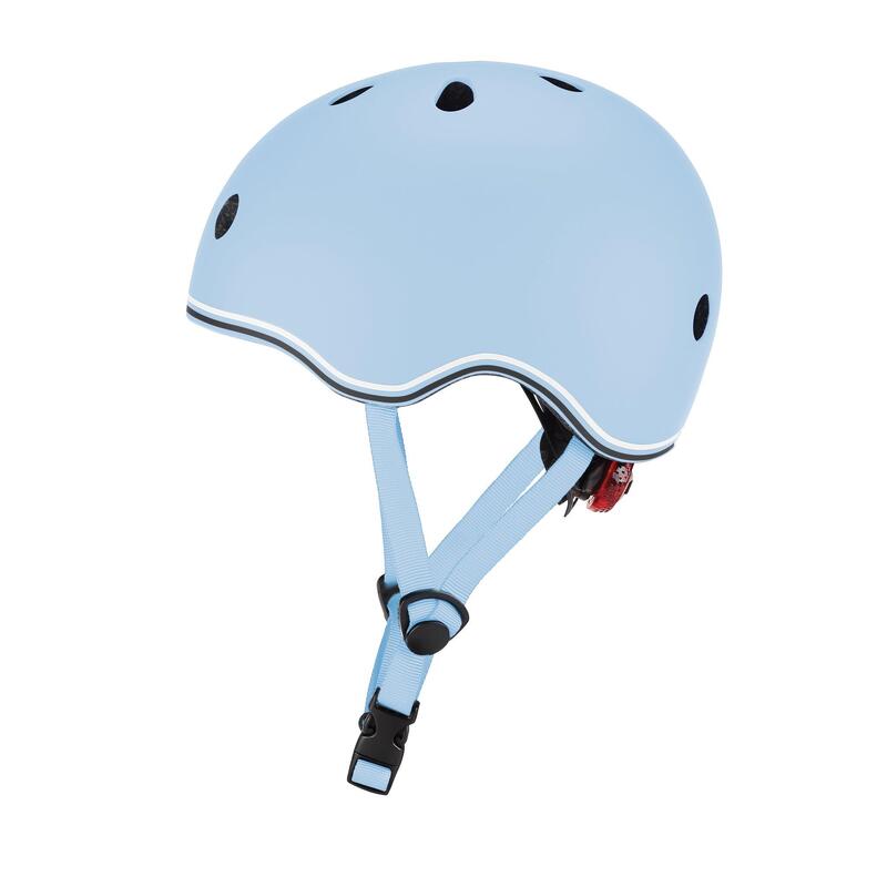 Go Up Lights Kid's Adjustable Helmet - Pastel Blue