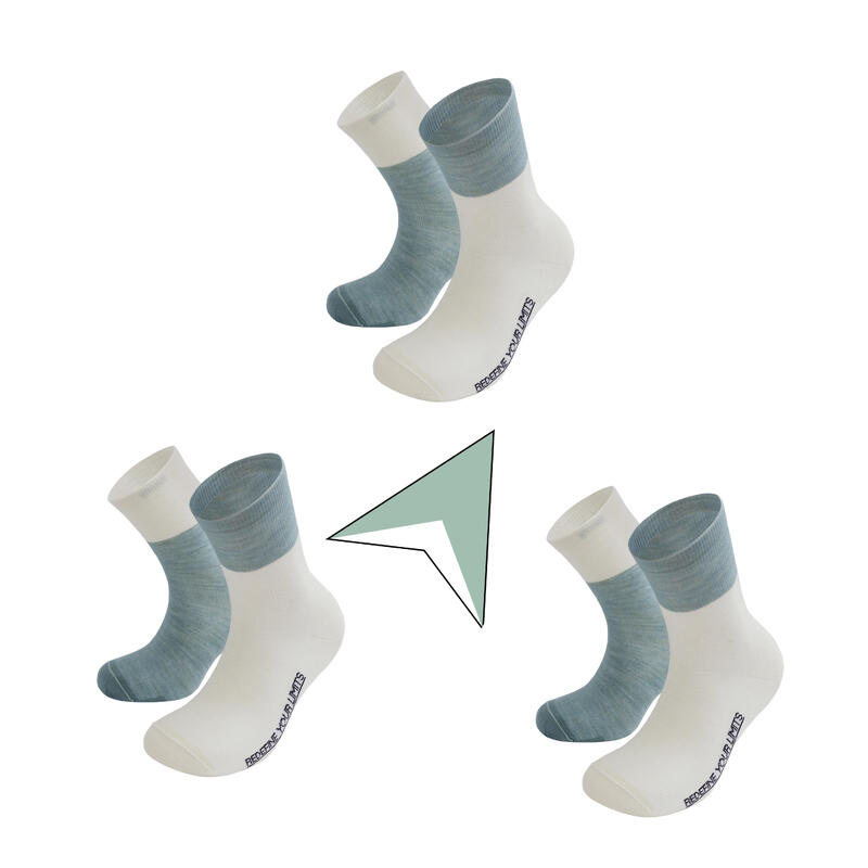 PIPPO Amsterdam Fietssokken unisex Merino 3 pack Bundle