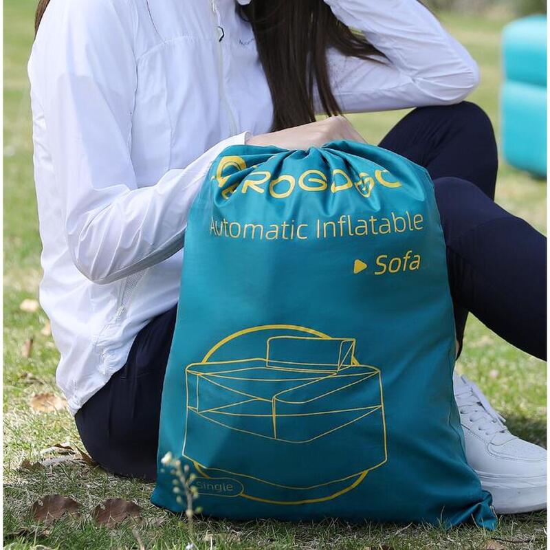 COZY SOFA Single Inflatable SOFA - GREEN