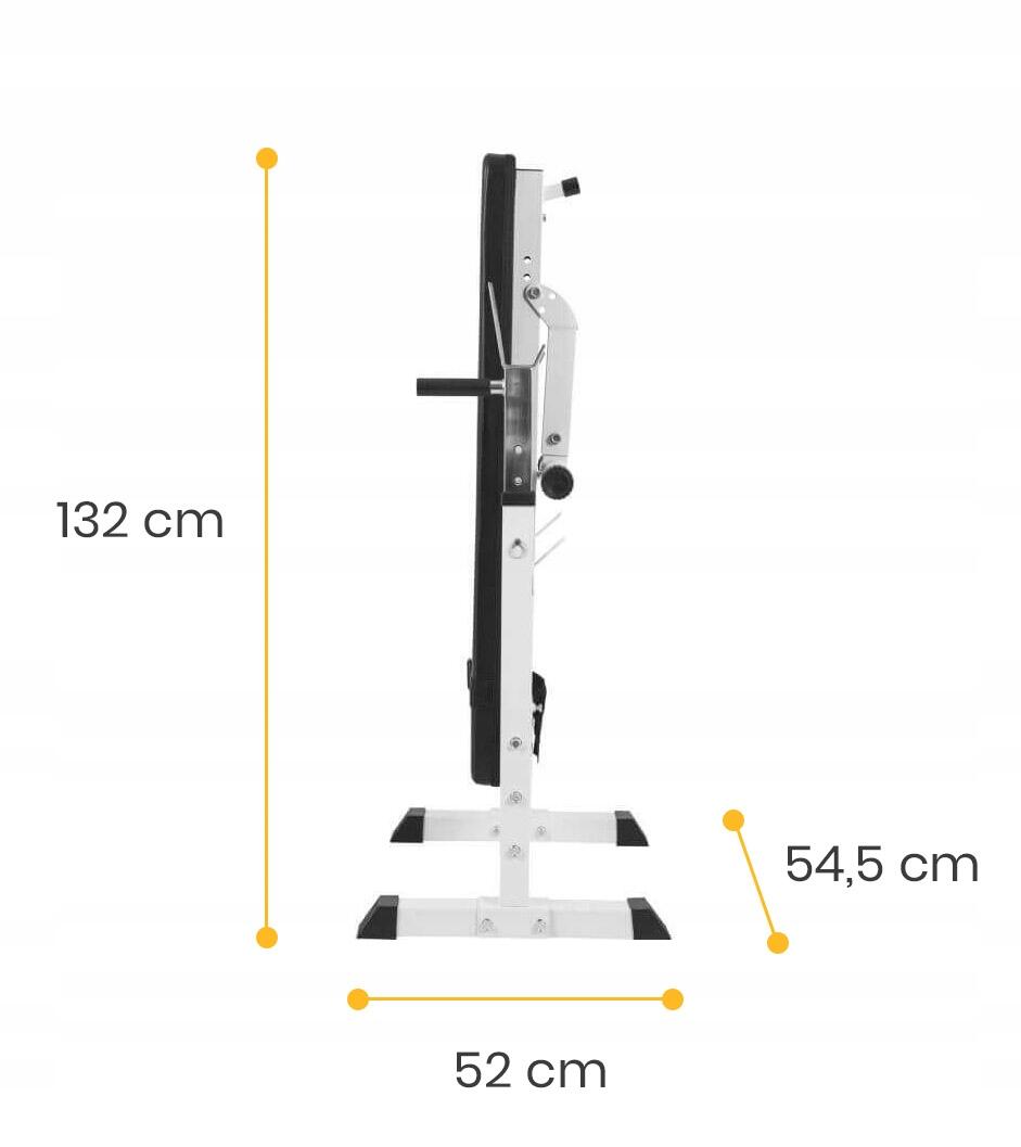 Zestaw sztanga 100 kg regulowana żeliwna + ławka regulowana 3w1 4/7
