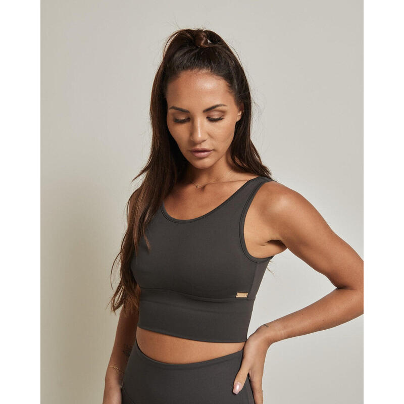 Base Bra | Charcoral Grey