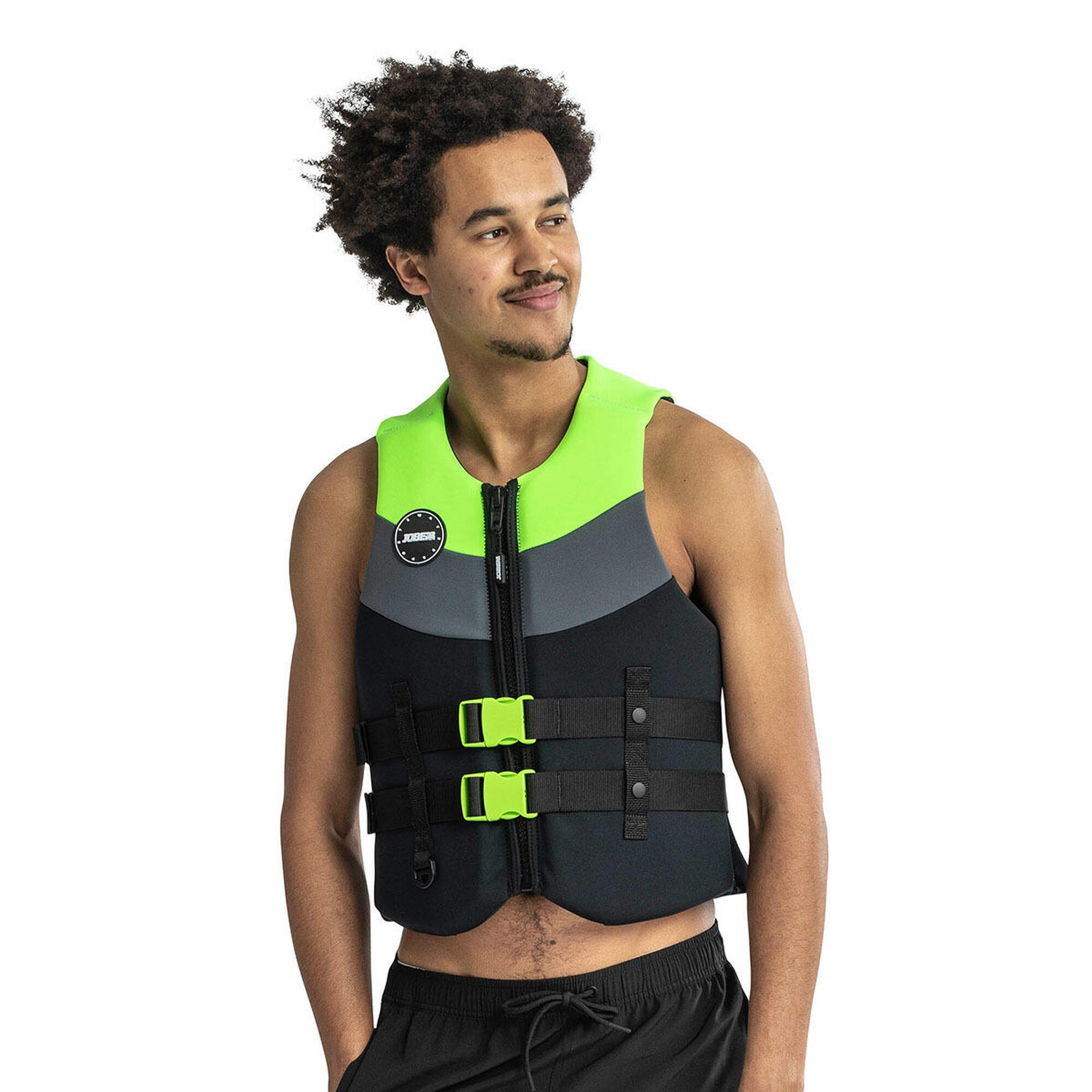 Jobe - Jobe Gilet De Natation  -  Hommes  -  Neoprene Life Vest - Gilet De Flottaison - Jaune|vert - 48 Xl - Decathlon
