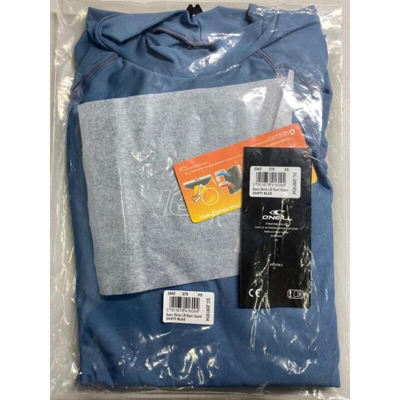 O'neill Homme Basique Skins Manches Longues Crew Lycra - Pacific