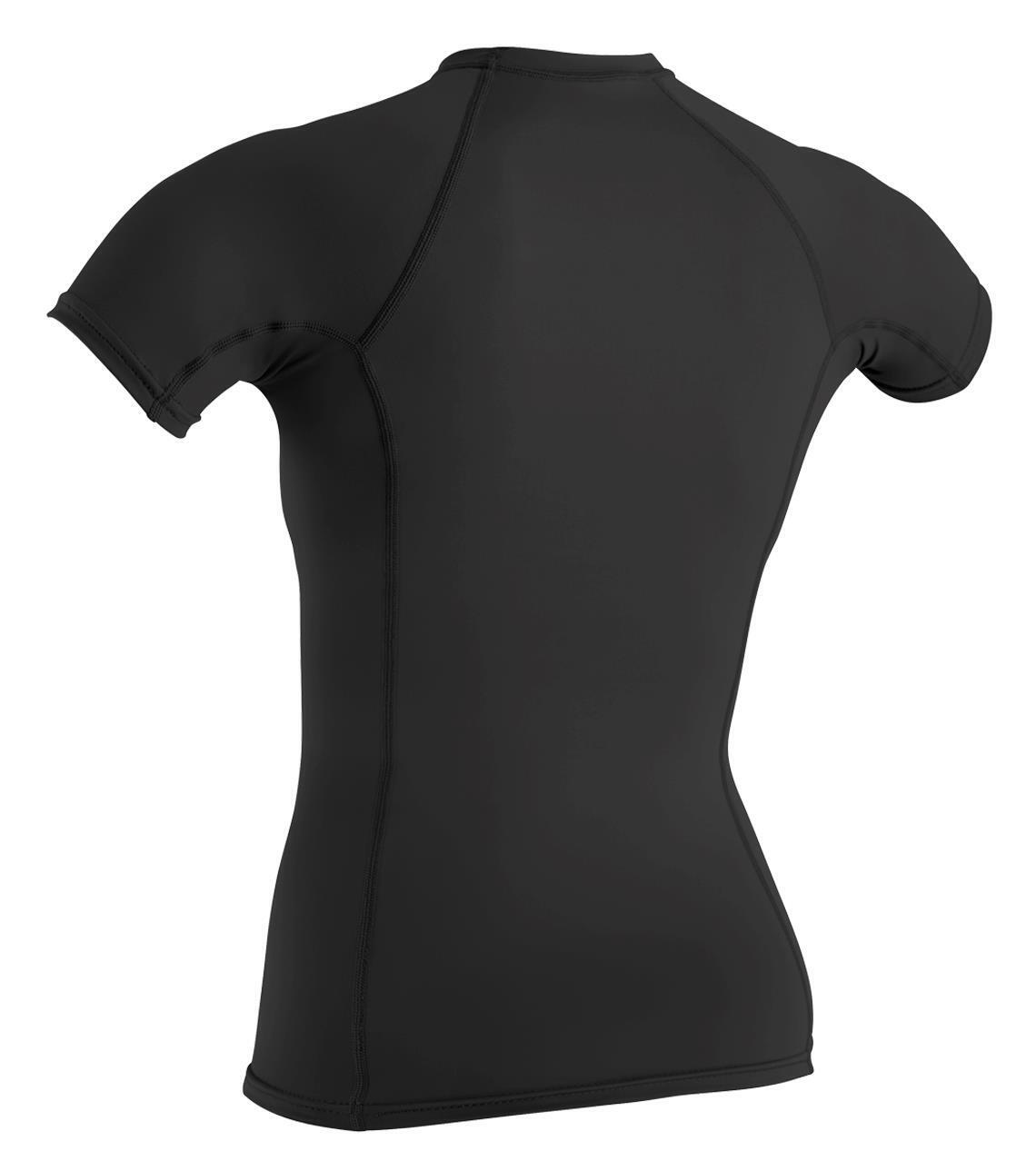 O'neill Básico De Mujer Skins Manga Corta Crew Lycra Vest - Negro 4/5