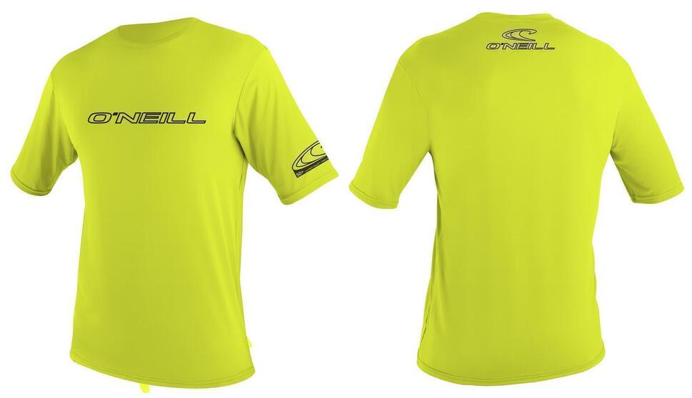 Koszulka ONEILL BASIC SKINS S/S SUN SHIRT Lime S