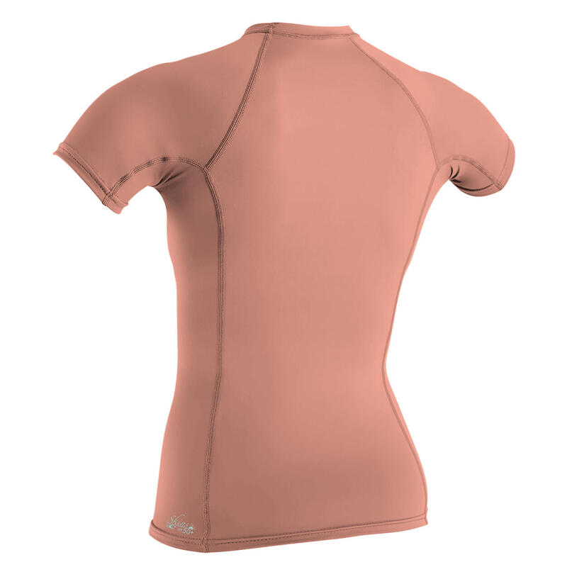 O'neill Básico De Mujer Skins Manga Corta Lycra Vest - Pomelo Claro