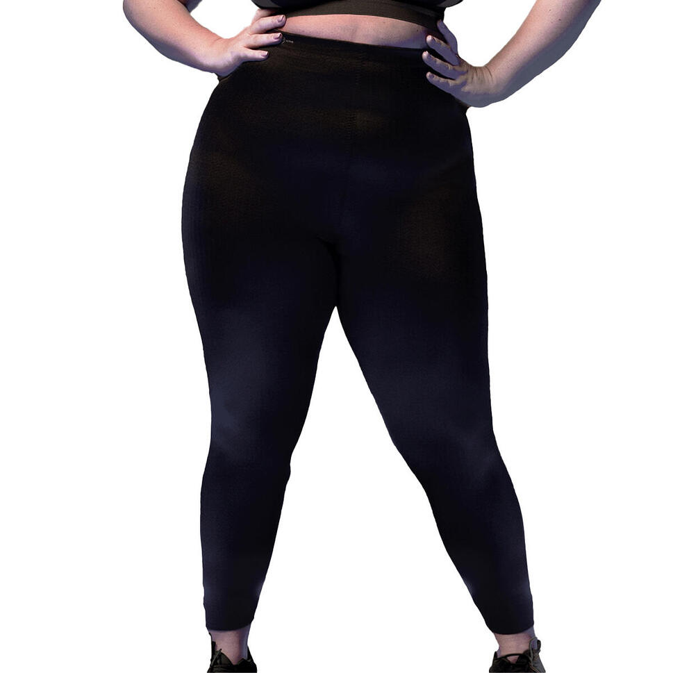 legginsy sportowe Tights Massage Effekt - Plus Size