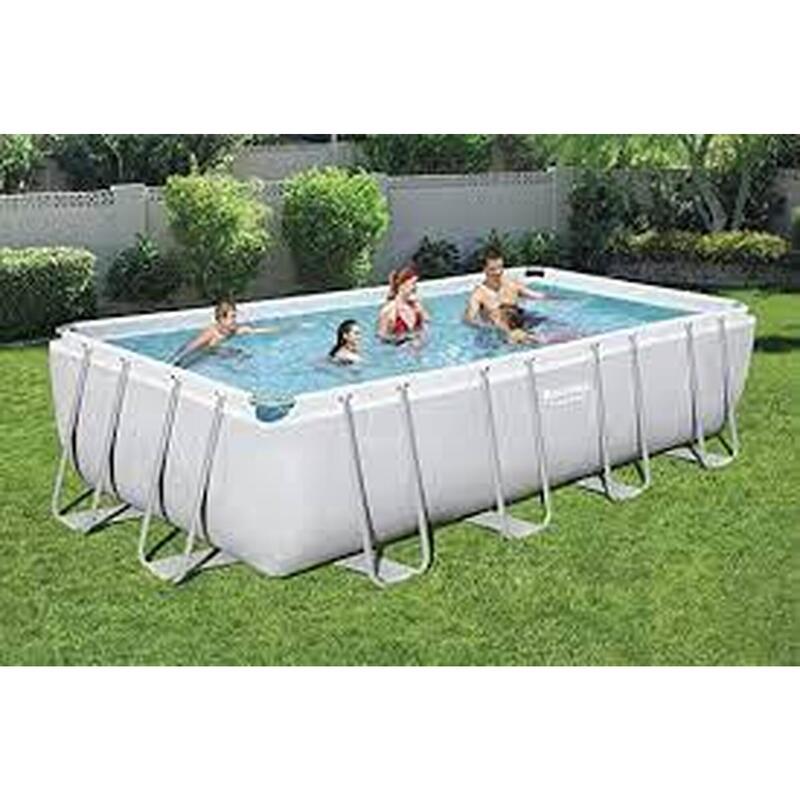 488 x 244 x 122 cm Bestway Power Steel Rectangle Piscine