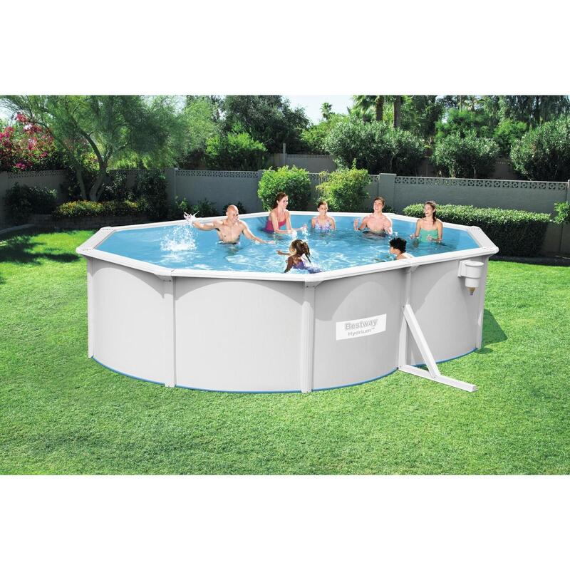 Bestway Hydrium Jersey Ovale  Piscine Ensemble 500 x 360 x 120 cm