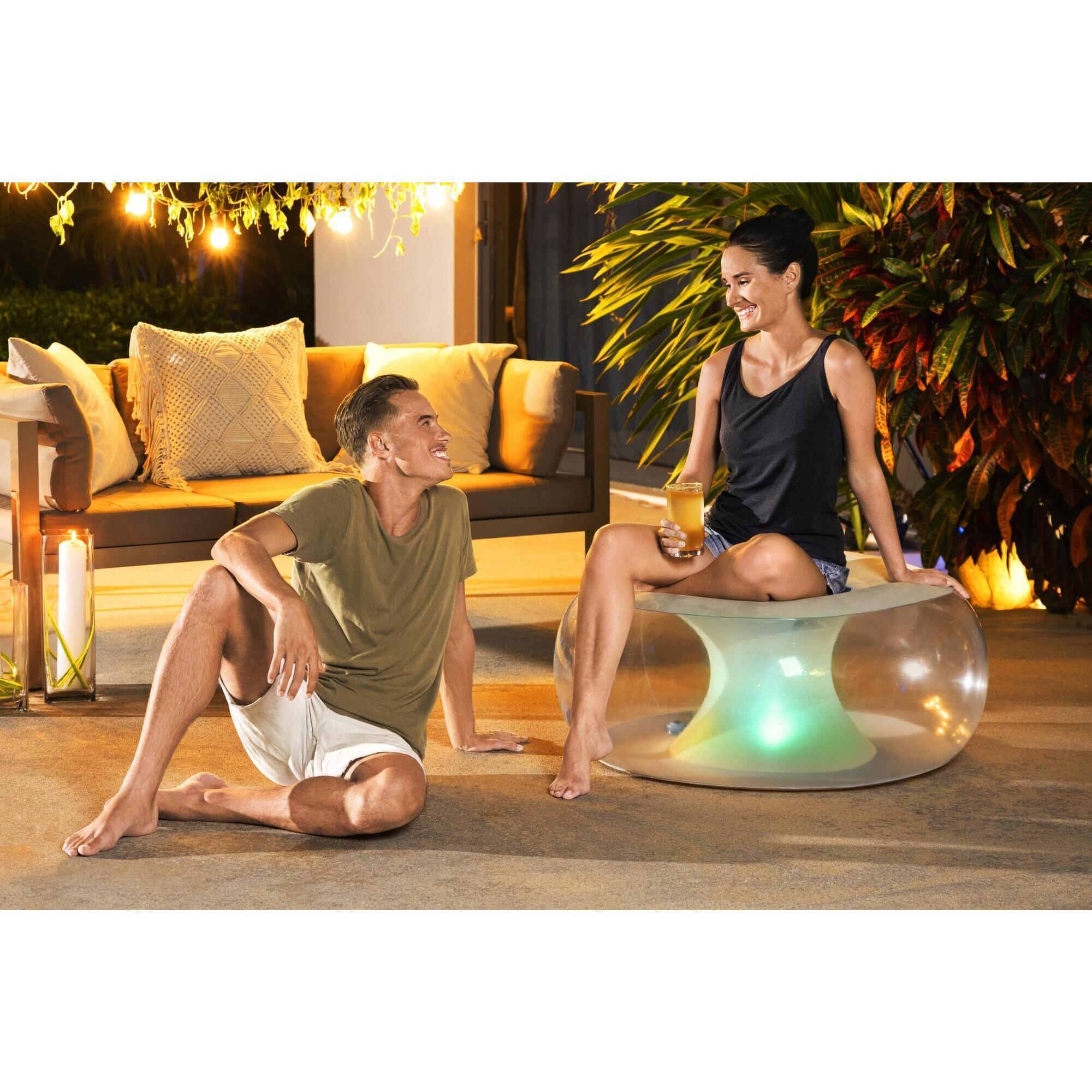 Bestway Poolsphere LED Stoel Poef 2/4