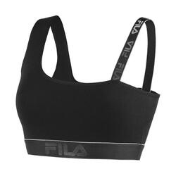 Soutien-gorge de sport, coton fila, noir