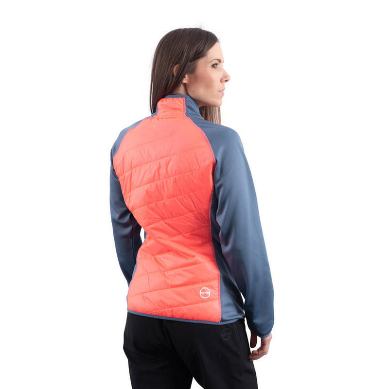 Chaqueta hibrida mujer elastica GTS 405022L Mujer trekking coral