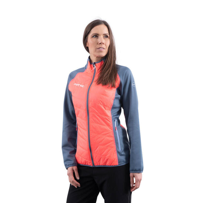 Casaco híbrida Mulher elástica GTS 405022L Mulher trekking coral