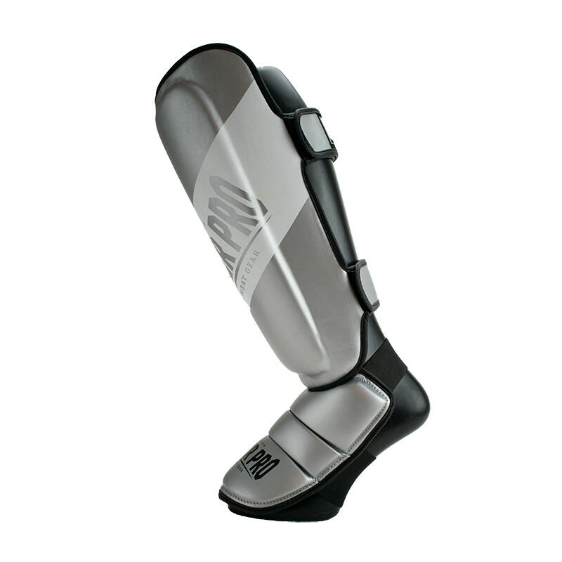 Parastinchi da kickboxing - Rebel - Nero/Grigio/Bianco 4/5