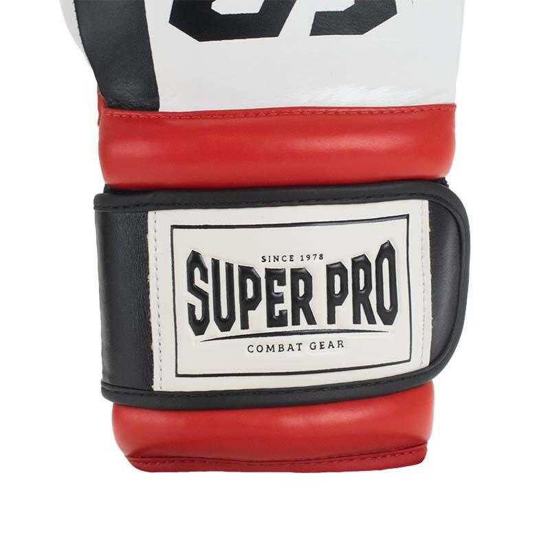 Super Pro Combat Gear (thai)Bokshandschoenen Bruiser Zwart/Rood/Wit