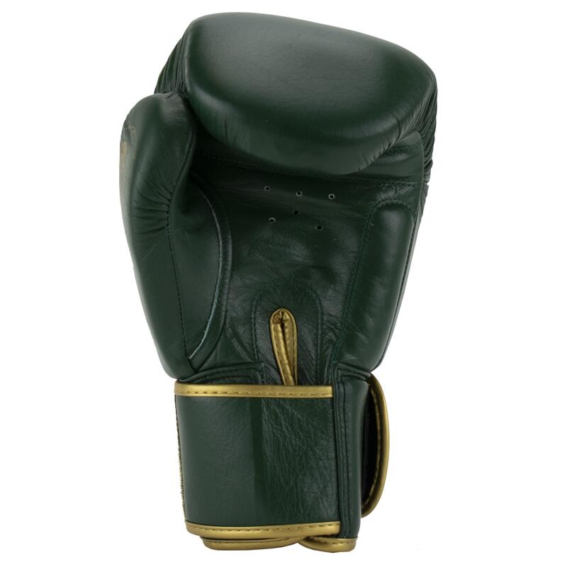 Gants de boxe en cuir - Warrior SE - Vert/Or