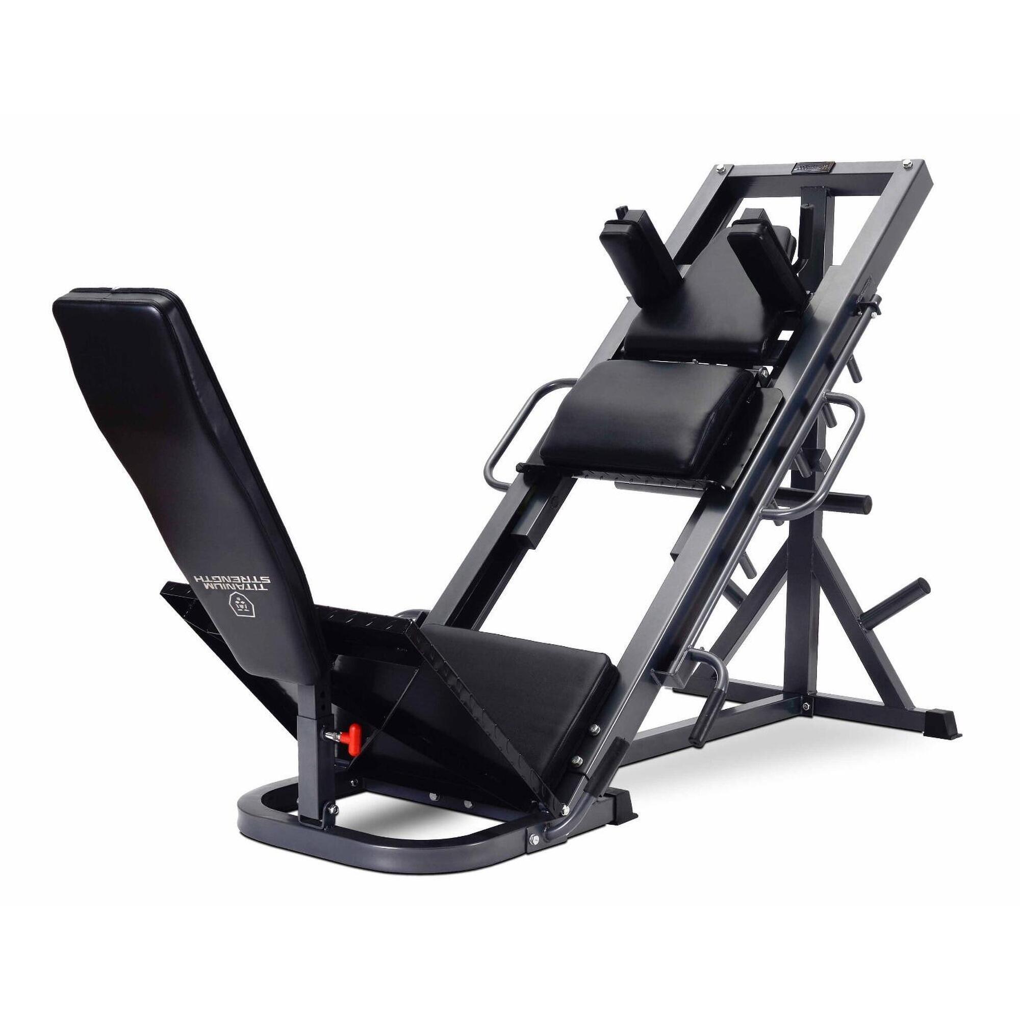 Titanium Strength Leg Press Hack Squat TITANIUM STRENGTH Decathlon