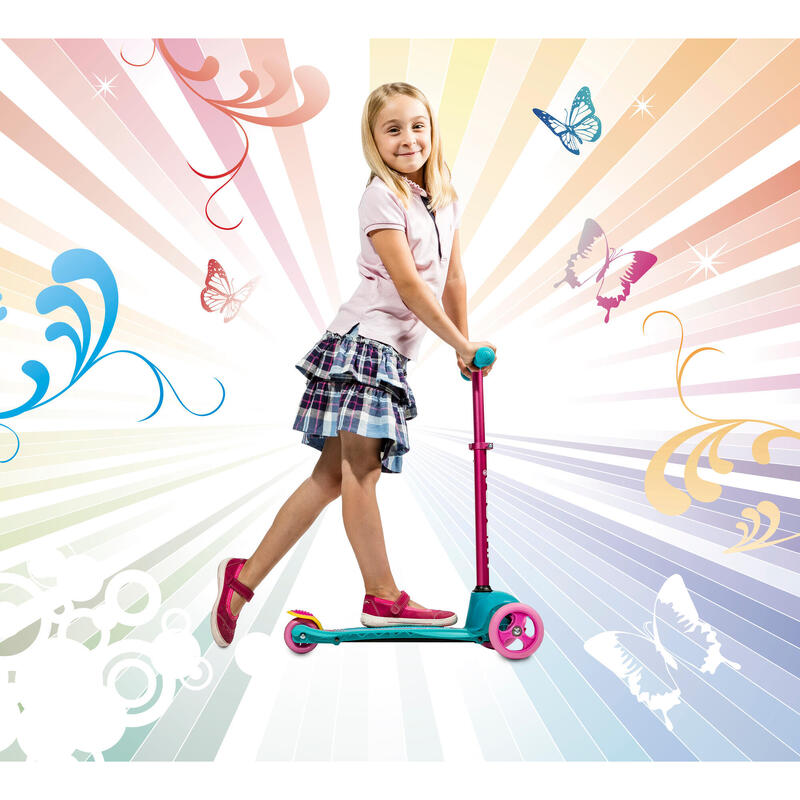 Kinderscooter Flitzkids 2.0 - 3 Wielen - Roze