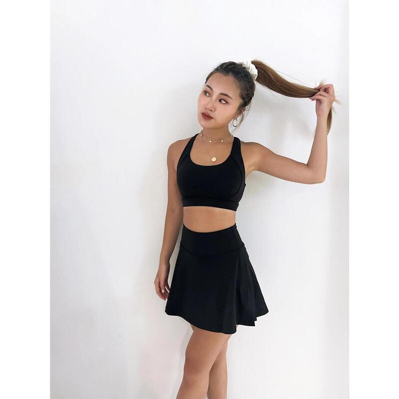 Catalina Sports Bra - Women - High Impact Sports Bra - Black