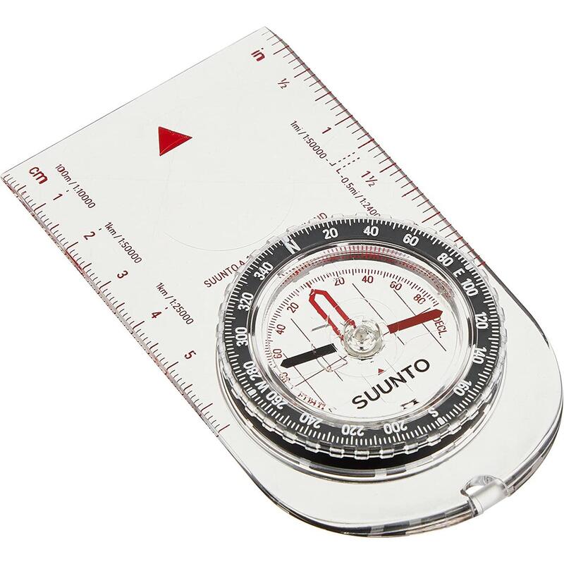 A-10 OUTDOOR HIKING/TREKKING COMPASS - WHITE