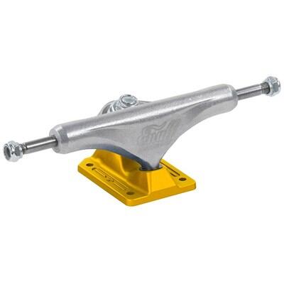 Enuff Skateboards - Enuff Decade Pro Satin Trucks Skate - 139 - Or - Truck - Gris|jaune - Taille Unique - Decathlon