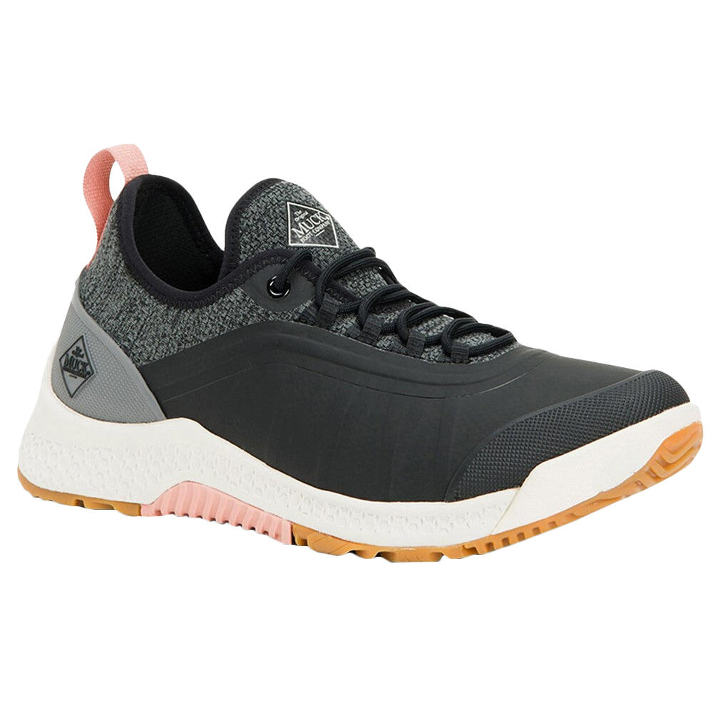 Womens/Ladies Outscape Lace Trainers (Black/Muted Clay) 1/4