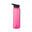 Milieuvriendelijke waterfles met rietje roze transparant 700 ml