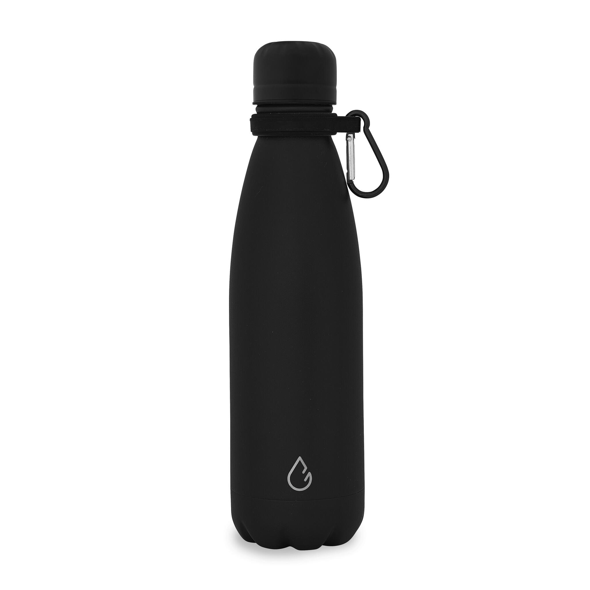 WATTAMULA All FLOW waterfles RVS zwart 500 ml