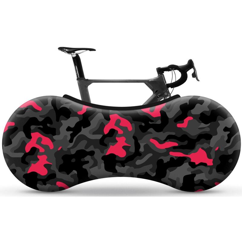 Pokrowiec rowerowy na koła Velosock model Camo Black Pink