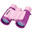 Jumelles pour enfants BRESSER JUNIOR 3x30 en différentes couleurs fuchsia