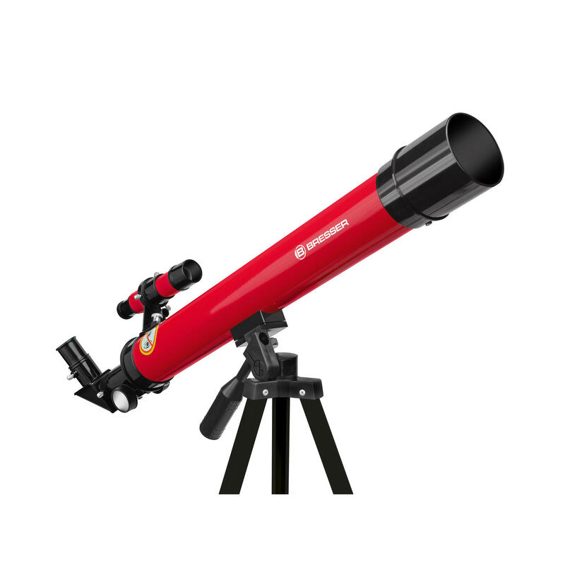 Telescopio BRESSER JUNIOR 45/600 AZ rojo
