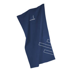 Microvezelhanddoek Fitness 80X150 cm blauw navy