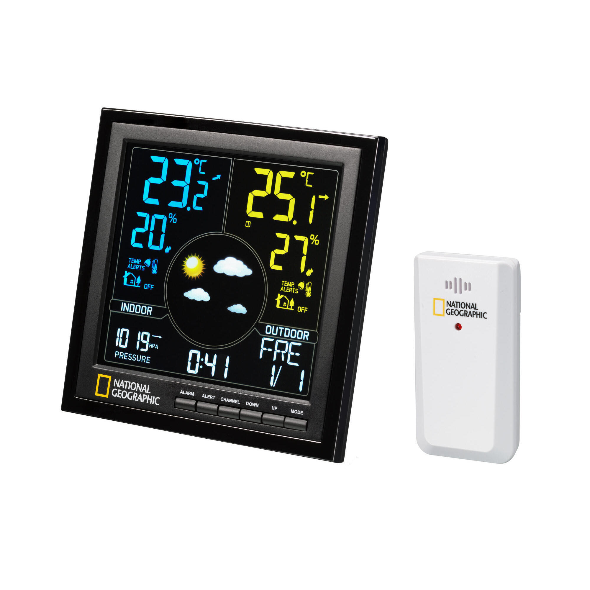 National Geographic - Weather Station-national Geographic Va Color Rc - Station Météo - Noir - Taille Unique - Decathlon