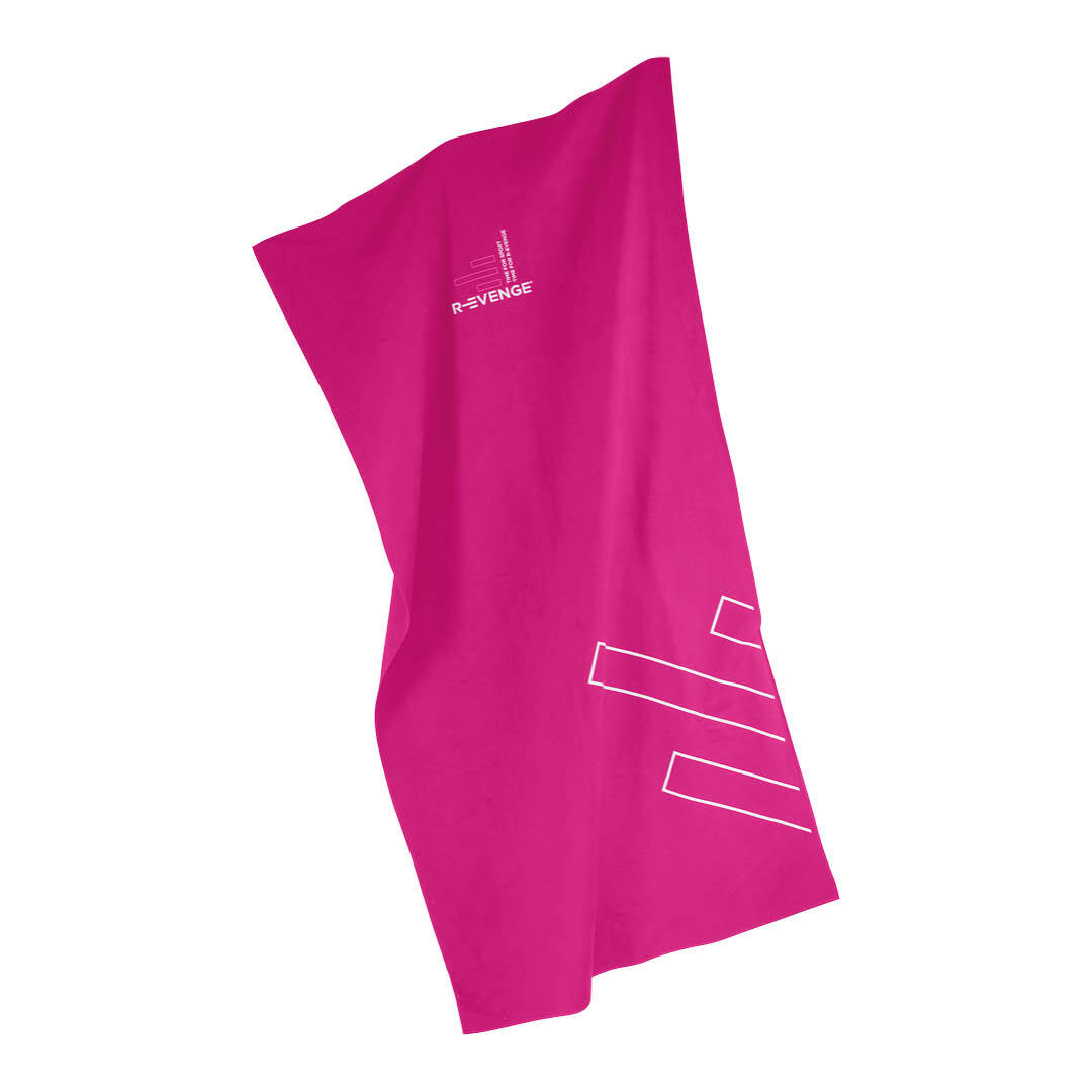 R-evenge - Serviette Microfibre Fitness Gym Salle De Poids 80x150 Cm Fucsia - Serviette - Rose - Taille Unique - Decathlon