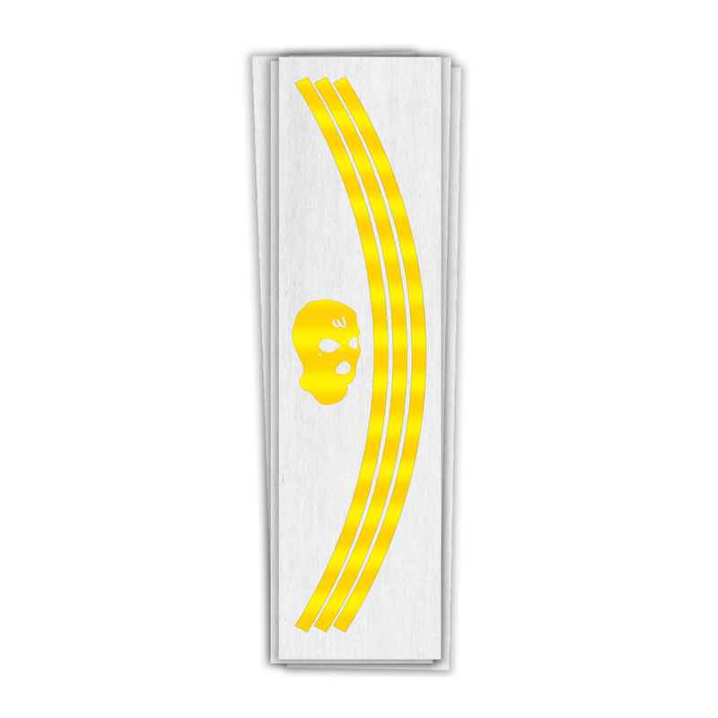 Felgenrand-Sticker - Reflektierendes Gelb